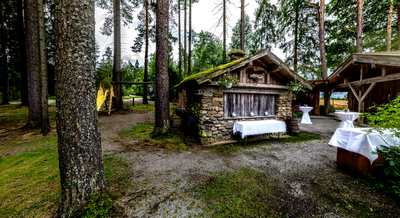 Gastgarten Hütte